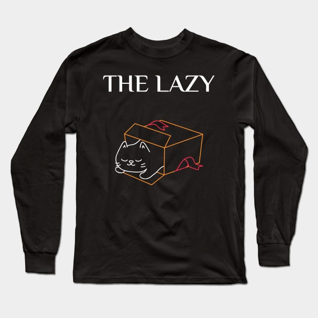 funny matching family pajama, the lazy Long Sleeve T-Shirt by the christmas shop